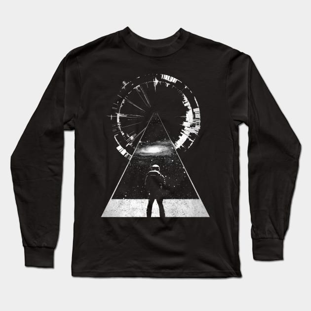 Black hole Long Sleeve T-Shirt by clingcling